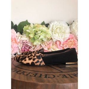 Franco Sarto Leopard Flats